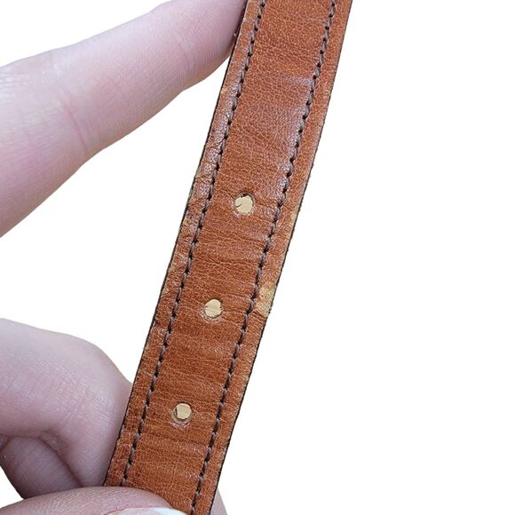 Celebration Dallas Texas Genuine Python Snake Western Leather Belt Size 32 USA